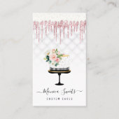 roos Gold Drip Custom Cakes Visitekaartje (Voorkant)