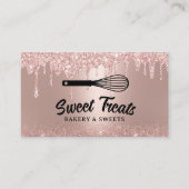 Roos Gold Drivers - Whisk Cupcake bakkerij Visitekaartje (Voorkant)