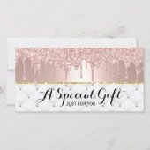 Roos Gold Drives Luxury Salon Cadeaubonnen (Voorkant)