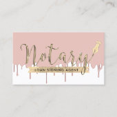 Roos Gold Driving Notional Loan Signing Agent Visitekaartje (Voorkant)