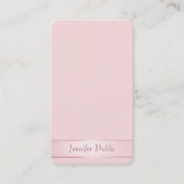 Roos Gold Elegant Calligraphy Script Modern Visitekaartje (Voorkant)