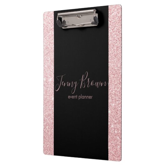 Roos Gold Elegant | Gepersonaliseerd klembord (Links)