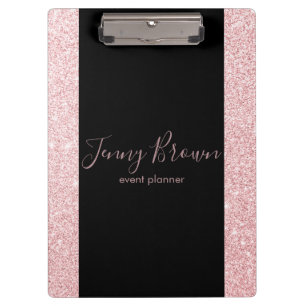 Roos Gold Elegant Gepersonaliseerd klembord