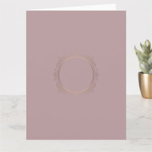 Roos Gold Elegant Trendy Blank Sjabloon