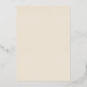 Roos Gold en Blush Art Deco Opslaan Datum Folie Uitnodiging (Achterkant)