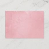  Roos Gold en Blush Wedding Accommodations Informatiekaartje (Achterkant)