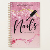 Roos Gold en roze nagels — spaarzaam toegewezen bo Planner (Voorkant)