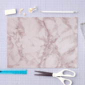 Roos Gold en wit marmer design Tissuepapier (Craft)