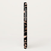 Roos Gold Faux Foil Botanical Modern Pattern Case-Mate iPhone Case (Achterkant/links)