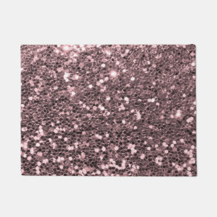 Roos Gold Faux Glitter Sparkles Deurmat