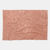 Roos Gold Faux Ingegraveerd  Botanisch Theedoek (Horizontaal)