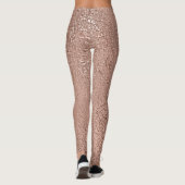 Roos Gold Faux Metallic Leggings (Achterkant)
