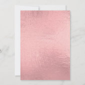 Roos Gold Floral 60e verjaardag Kaart (Achterkant)