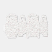 Roos Gold Floral Pattern Bedankdoosjes (Uitgevouwen)