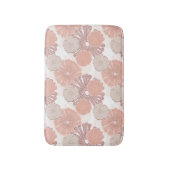Roos Gold Flower Pattern Badmat (Voorkant Verticaal)