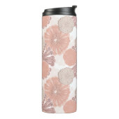 Roos Gold Flower Pattern Thermosbeker (Gedraaid links)