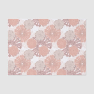 Roos Gold Flower Pattern Tissuepapier