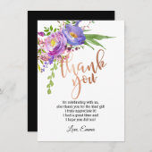 Roos Gold Foil , dank u wel! Kaart (Voorkant / Achterkant)