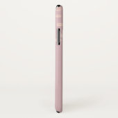Roos Gold Foil Girly Confetti Monogram Case-Mate iPhone Case (Achterkant / rechts)