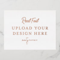 Roos Gold Foil Landscape Briefkaart