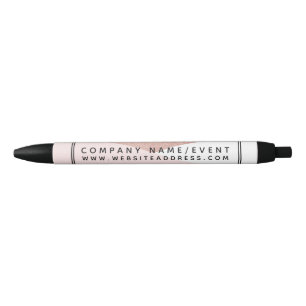Roos Gold Foil, Modern Geometric Company/Event Zwarte Inkt Pen
