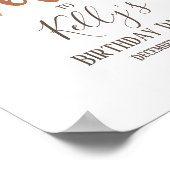 Roos Gold Foil, welkomstteken Poster (Hoek)