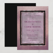 Roos Gold Gallery Wedding & Party Kaart (Voorkant / Achterkant)