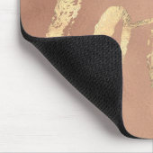 Roos Gold Glam Love Muismat (Hoek)