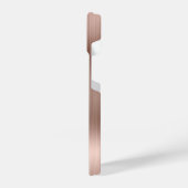 Roos Gold Glitter - Aangepast iPhone Hoesje (Linkerkant)