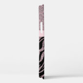 Roos Gold Glitter Aangepaste naam Aangepaste roze Case-Mate iPhone Case (Achterkant / Rechts)