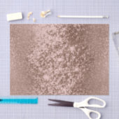 Roos Gold Glitter Achtergrond Tissuepapier (Craft)