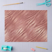 Roos Gold Glitter Animal Print Tissuepapier (Craft)
