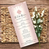 Roos Gold Glitter Bakery Cupcake Pastry Chef Menu