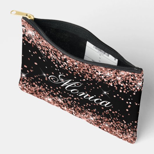 Roos Gold Glitter Black Etui (Open)