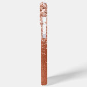 Roos Gold Glitter Case-Mate iPhone Case (Achterkant / Links)