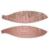 Roos Gold Glitter Drivers Naam Team Nummer jaar Basketbal (Panelen)