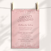 Roos Gold Glitter drukt Salon Grand Opening Flyer