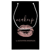 Roos Gold Glitter en Sparkle Lipstick Makeup Klein Cadeauzakje (Achterkant)