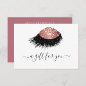 Roos Gold Glitter Eye Cadebewijs (Voorkant / Achterkant)
