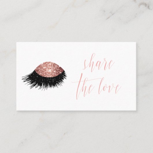 Roos Gold Glitter Eye Referral (Voorkant)