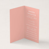 Roos Gold Glitter Eye Visitekaartjes (Binnen)