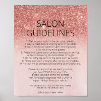 Roos Gold Glitter Hair Salon Covid Health Safety