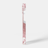 Roos Gold Glitter iPhone Hoesje (Linkerkant)