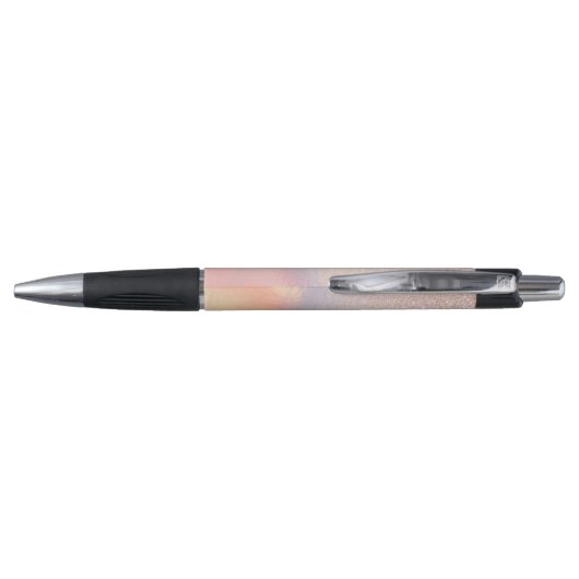Roos Gold Glitter Iridescent Holographic Gradient Pen (Achterkant)