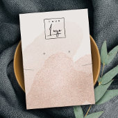 Roos Gold Glitter Ketting Verdien Logo beeldscherm Visitekaartje