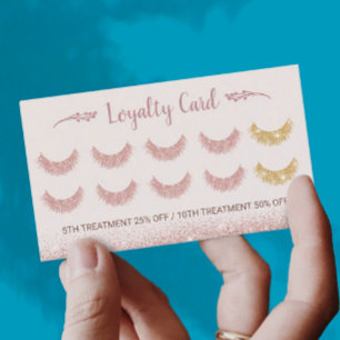 Roos Gold Glitter Lash Salon Blush Pink 10 Loyalty