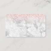 Roos Gold Glitter Marble Logo 10 Bezoek Loyalty C (Achterkant)