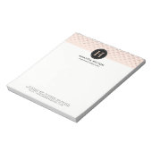 Roos Gold Glitter Note Pad Notitieblok (Gedraaid)