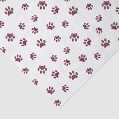 Roos Gold Glitter Paw Printerpatroon Tissuepapier (Detail)