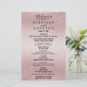 Roos Gold Glitter - Programma (Staand voorkant)